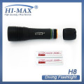 Hi-max H8 cree xm-l t6 samll luz de buceo de reserva